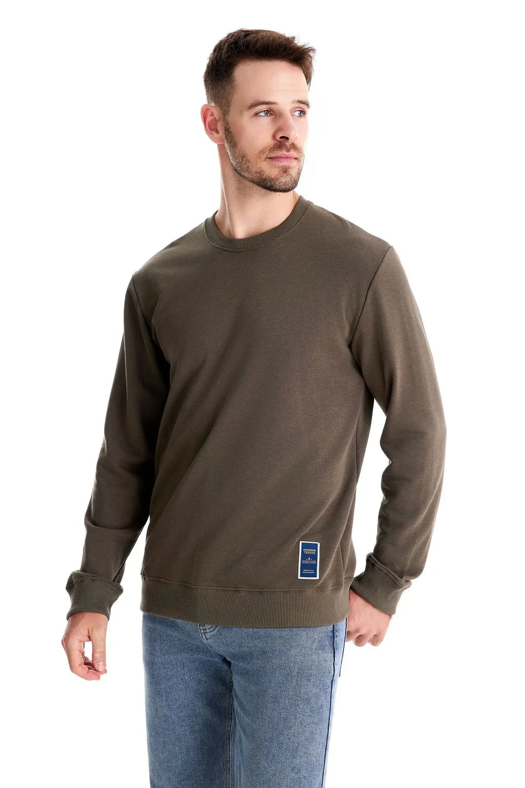 Liu Ming Good Quality Streetwear Mens Clothes Casual Solid Color Cotton Long Sleeve Spring Classic Sweatshirt