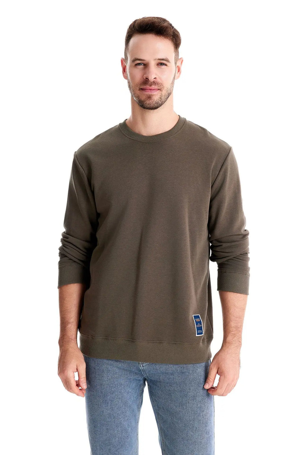 Liu Ming Good Quality Streetwear Mens Clothes Casual Solid Color Cotton Long Sleeve Spring Classic Sweatshirt